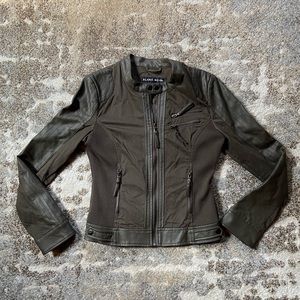 NWOT Faux Leather Jacket